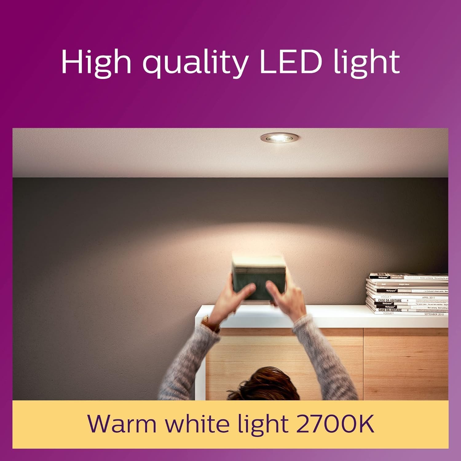 Buy Philips,Philips LED Classic Light Bulb 6-Pack – GU10 Spot, 4.6W (50W Equivalent), Warm White (2700K), Non-Dimmable - Gadcet UK | UK | London | Scotland | Wales| Near Me | Cheap | Pay In 3 | LED Light Bulbs