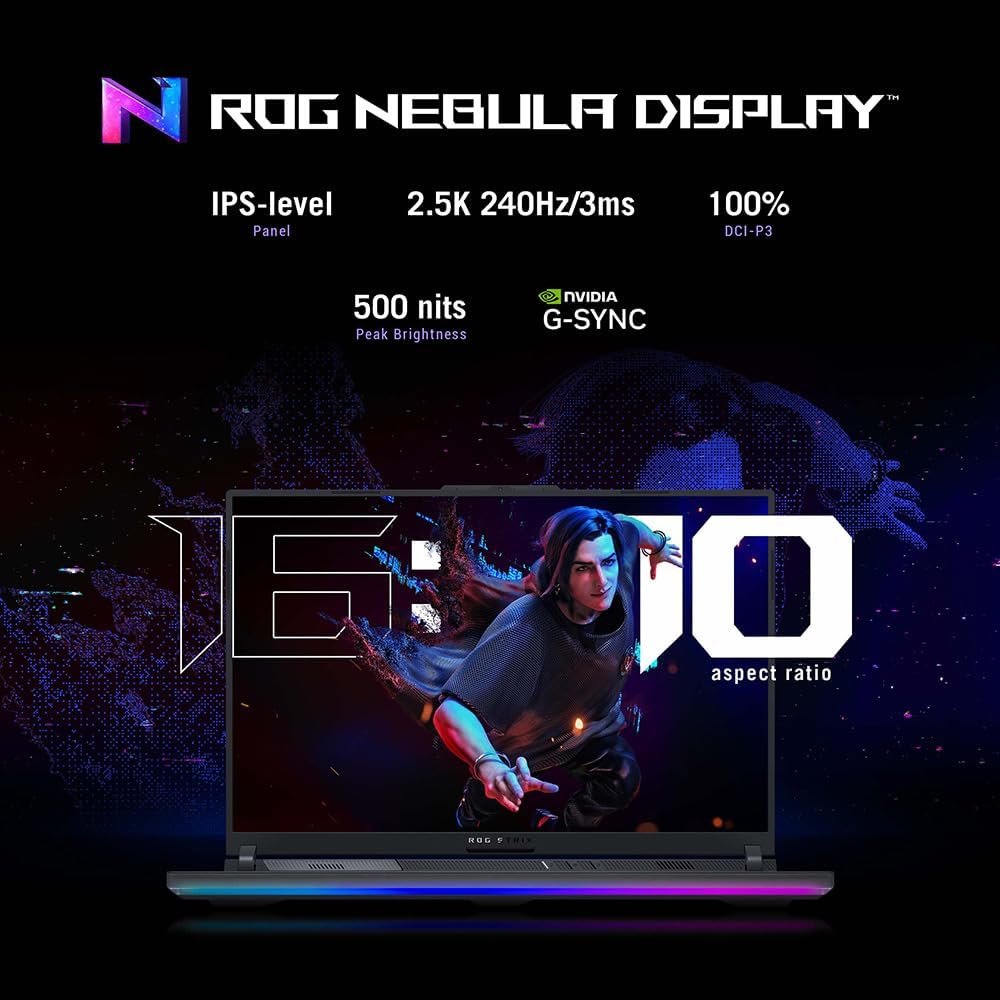 Buy ASUS,ASUS ROG Strix G614JVR 16" Gaming Laptop – i9-14900HX, RTX 4060, 16GB RAM, 1TB SSD, 165Hz WUXGA, Windows 11 - Gadcet UK | UK | London | Scotland | Wales| Near Me | Cheap | Pay In 3 | Laptop
