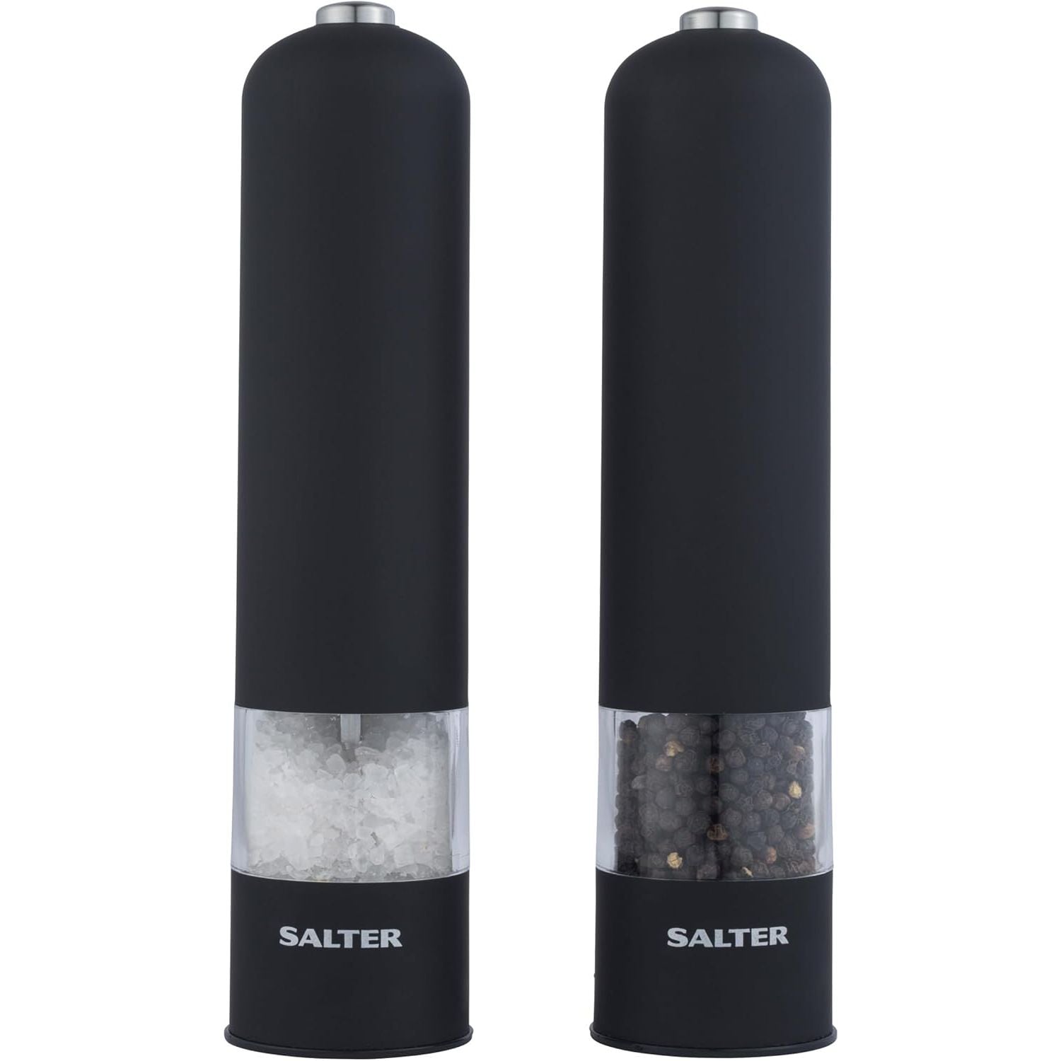 Buy Salter,Salter 7524 BKXR Electric Salt & Pepper Grinder Set – Battery Powered, One-Touch Operation, Ceramic Mechanism, Soft Touch Finish, BPA-Free - Gadcet UK | UK | London | Scotland | Wales| Near Me | Cheap | Pay In 3 | Kitchen & Home Appliances