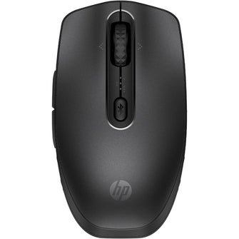 HP 690 Qi-Charging Wireless Mouse – Bluetooth, 4000 DPI, 6 Programmable Buttons, 4D Tilt Wheel, AES Security, Compatible with PC, Mac & Chrome – Black