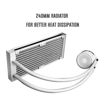 Buy ID-COOLING,ID-COOLING FROSTFLOW X240 Snow 240mm AIO Liquid CPU Cooler - White - Gadcet UK | UK | London | Scotland | Wales| Near Me | Cheap | Pay In 3 | Fans & Cooling