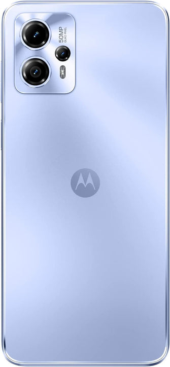Buy Motorola,Motorola Moto (g13, 6.5 Inch 90 Hz HD+ Display, 50 MP Quad Pixel Camera, Dolby Atmos Stereo Speakers, 5000 mAh Battery, TurboPower Charging, 4/128 GB, Dual SIM), Lavender Blue - Gadcet UK | UK | London | Scotland | Wales| Near Me | Cheap | Pay In 3 | Mobile Phone