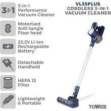 Buy Tower,Tower T513008 VL35 Cordless 3-in-1 Vacuum Cleaner - Gadcet UK | UK | London | Scotland | Wales| Ireland | Near Me | Cheap | Pay In 3 | Home & Garden
