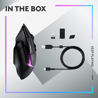 Logitech G502 X Plus Wireless Gaming Mouse [Black] - 8