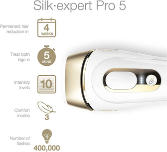 Buy Braun,Braun Silk-expert Pro Silk·expert Pro 5,  White & Gold - Gadcet.com | UK | London | Scotland | Wales| Ireland | Near Me | Cheap | Pay In 3 | Health & Beauty