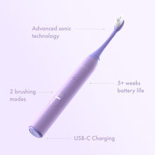 Buy ORDO,ORDO Lite Sonic Toothbrush, Dual Mode Rechargeable Electric Toothbrush Adults, 1 Toothbrush Head, Waterproof, USB-C, Lavender - Gadcet UK | UK | London | Scotland | Wales| Near Me | Cheap | Pay In 3 | Electric Toothbrushes