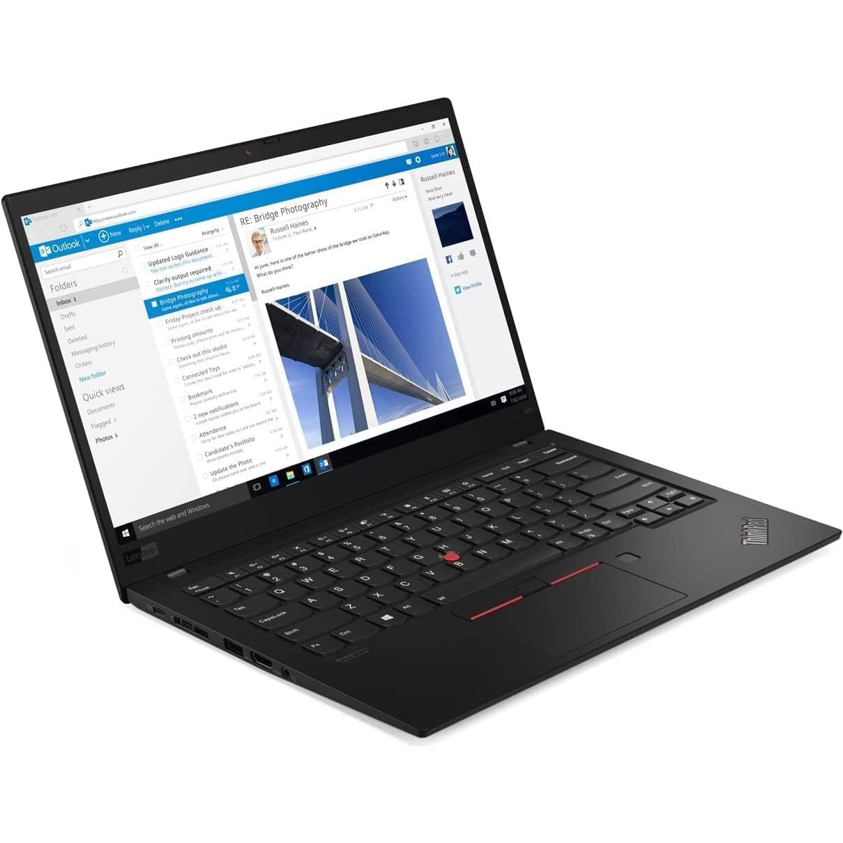 Buy Lenovo,Lenovo ThinkPad X1 Carbon Gen 6, Touchscreen - i7-8665U (4.8GHz), 16GB DDR4, 256GB - Black - Gadcet UK | UK | London | Scotland | Wales| Ireland | Near Me | Cheap | Pay In 3 | Laptops