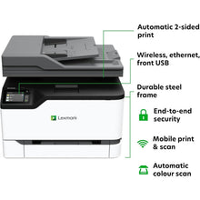 Buy Lexmark,Lexmark MC3326i Colour Wireless All In One Printer with Touchscreen, Office Colour Printer Scanner Copier All in One Laser, Mobile Ready, Duplex Printing & CarbonNeutral Certified, 3 Year Guarantee - Gadcet UK | UK | London | Scotland | Wales| Ireland | Near Me | Cheap | Pay In 3 | Printer Ink