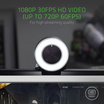 Buy Razer,Razer Kiyo - Streaming Camera with Ring Lighting - Black - Gadcet.com | UK | London | Scotland | Wales| Ireland | Near Me | Cheap | Pay In 3 | Cameras