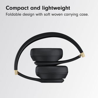 Beats Solo 4 – Wireless Bluetooth On-Ear Headphones, Apple & Android Compatible, Up to 50 hours of Battery Life – Black & Gold