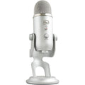 Logitech Blue Yeti 10-Year Anniversary Edition Silver USB Microphone | Streaming & Podcast Mic