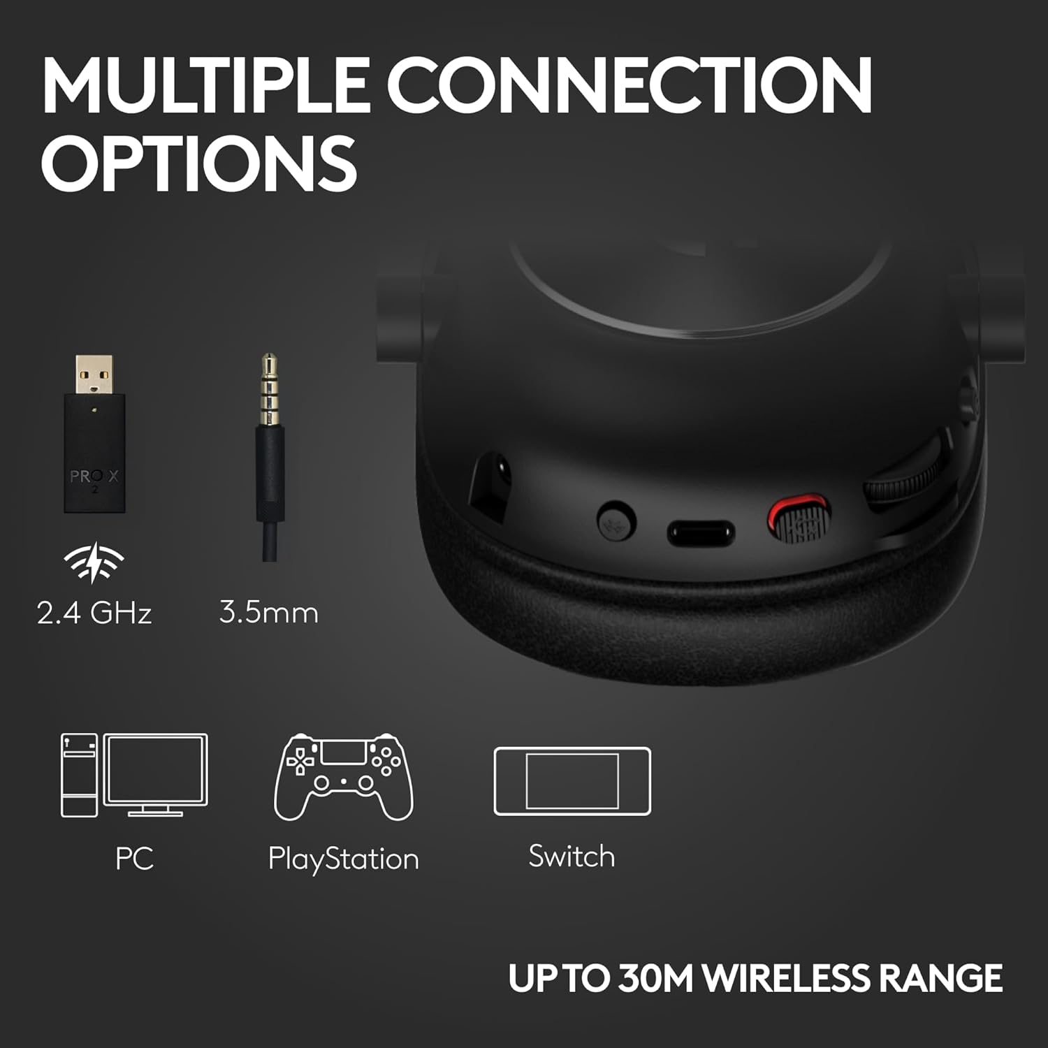 Buy Logitech,Logitech G PRO X 2 LIGHTSPEED Wireless Gaming Headset - Black - Gadcet UK | UK | London | Scotland | Wales| Near Me | Cheap | Pay In 3 | Gaming Headphones