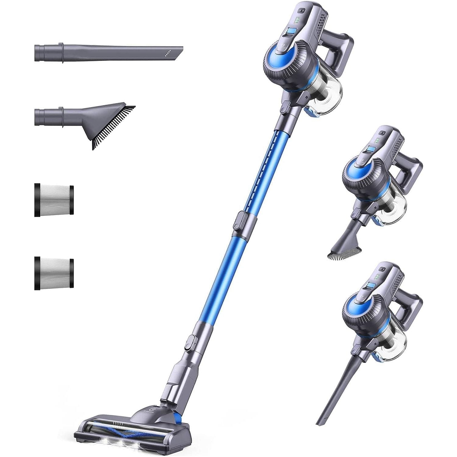Buy Greenote,Greenote Cordless Vacuum Cleaner, 23000PA Stick Vacuum Cleaner 6 in 1, Powerful Hoover 200W Brushless Motor with LED Headlights, 35 Mins Runtime, Lightweight Vacuum for Home Hard Floor Pet Car - Gadcet UK | UK | London | Scotland | Wales| Ireland | Near Me | Cheap | Pay In 3 | Vacuums