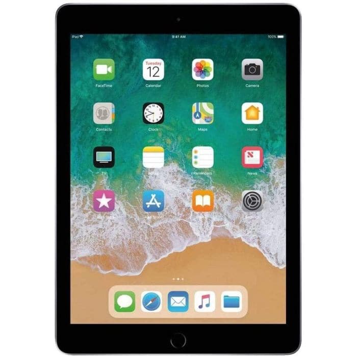Apple,Apple iPad 5th Gen 32GB 9.7in (A1823) Wi-Fi+Cellular Space Grey - Unlocked - Gadcet.com