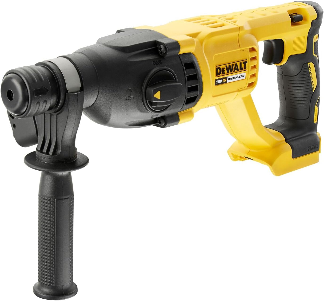DEWALT 18V XR Brushless Cordless SDS-Plus Hammer Drill, Bare, DCH033N-XJ