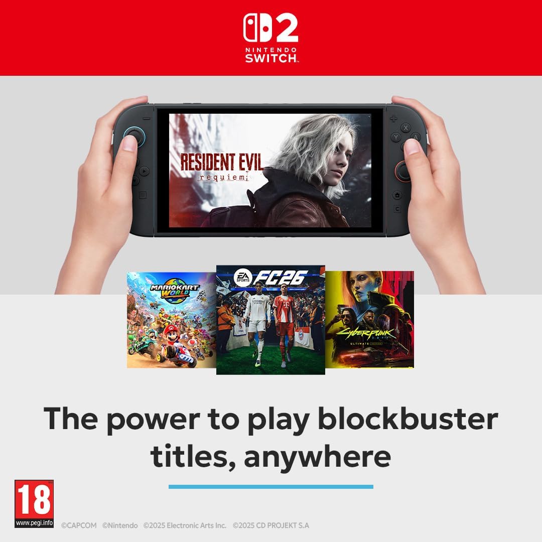 Buy Nintendo,Nintendo Switch 2 Choose Your Game Bundle – 256GB Hybrid Gaming Console with Joy-Con 2, 7.9" 1080p HDR Display, 4K TV Output & Digital Game Download - Gadcet UK | UK | London | Scotland | Wales| Near Me | Cheap | Pay In 3 | Hybrid Game Console