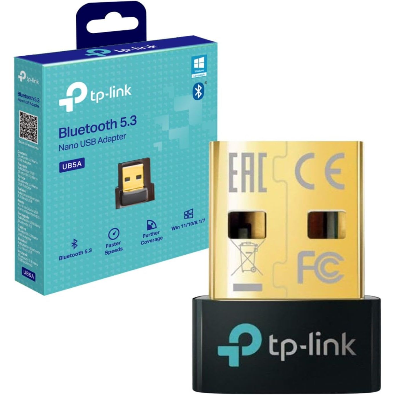 Buy TP-Link,TP-Link UB5A Nano Bluetooth 5.3 USB Adapter – Long Range, Plug & Play, Compatible with Windows 11/10/8.1/7 - Gadcet UK | UK | London | Scotland | Wales| Near Me | Cheap | Pay In 3 | Network Cards & Adapters