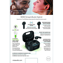 Buy MIXX,Mixx Audio Streambuds Hybrid Midnight Black True Wireless Bluetooth Earphones - Gadcet UK | UK | London | Scotland | Wales| Near Me | Cheap | Pay In 3 | Earphones