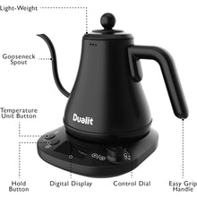 Buy DUALIT,Dualit Pour Over Fast Boil Electric Kettle - Matt Black -Gooseneck Precision Spout - Digital Display Screen - Highly Energy Efficient 800ml Capacity - 72960 - Gadcet UK | UK | London | Scotland | Wales| Ireland | Near Me | Cheap | Pay In 3 | Electric Kettles