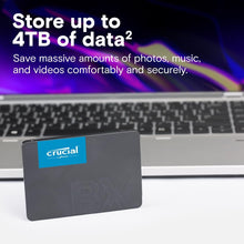 Crucial BX500 2TB 2.5” SATA SSD – Up to 540MB/s Read, 500MB/s Write – CT2000BX500SSD1