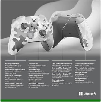 Buy Xbox,Xbox Wireless Controller - Arctic Camo Edition | For Xbox Series X|S, Xbox One, & Windows - Gadcet UK | UK | London | Scotland | Wales| Near Me | Cheap | Pay In 3 | Game Controllers