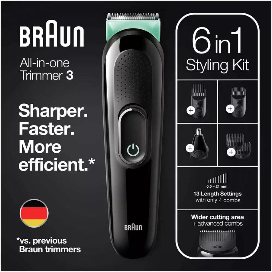 Braun All-in-One Style Kit Series 5 5480, 8-in-1 Trimmer For Men With Beard Trimmer