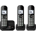 PANASONIC KX-TGC463EB Cordless Phone Triple Handsets - Black