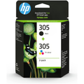 HP 6ZD17AE 305 Original Ink Cartridges, Black and Tri-color, Multipack - 1