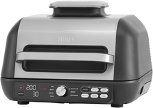 Ninja Foodi MAX PRO Health Grill, Flat Plate & Air Fryer [AG651UK] 7 Cooking Functions, 2 Grill Plates, 3.8L [Silver/Black] - 1
