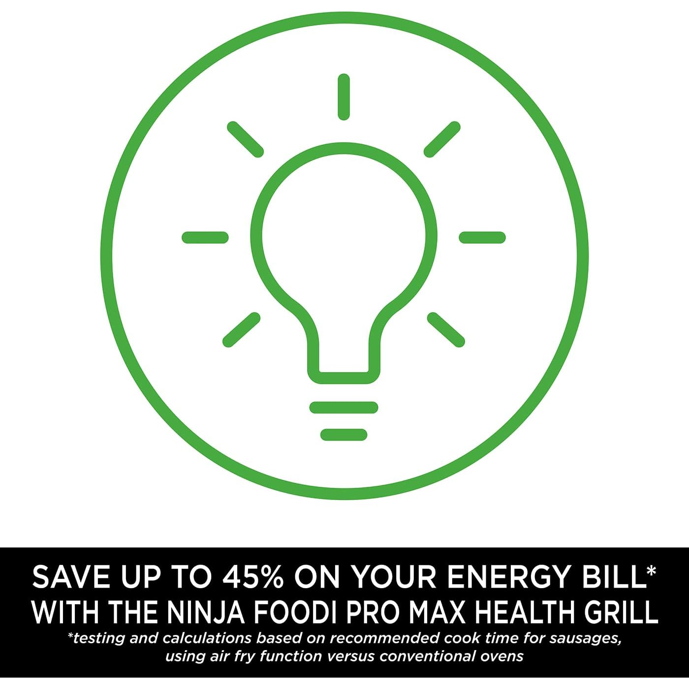 Ninja Foodi MAX PRO Health Grill, Flat Plate & Air Fryer [AG651UK] 7 Cooking Functions, 2 Grill Plates, 3.8L [Silver/Black] - 3