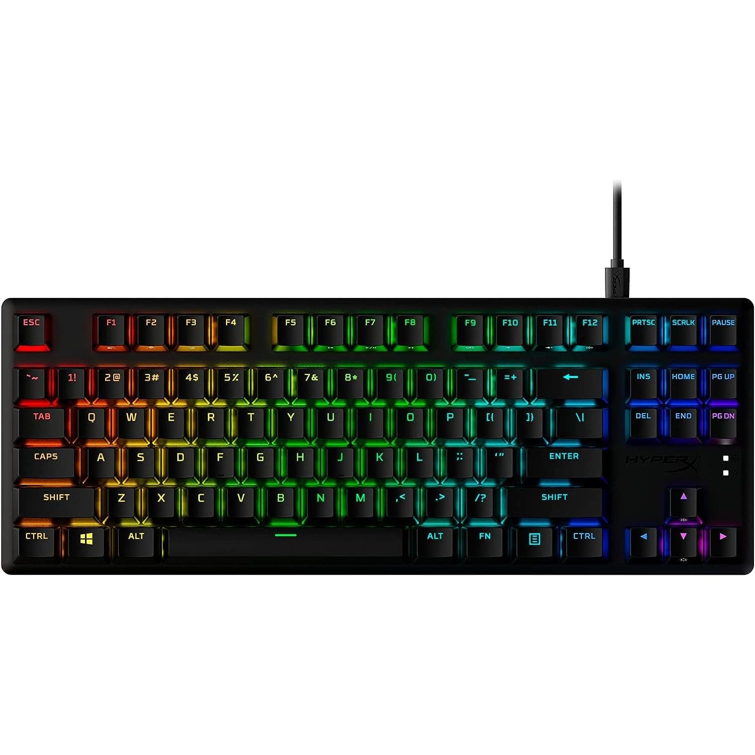 HyperX Alloy Origins 60 Petite 60% Form Factor [UK Layout] Double Shot PBT Keycaps - 1