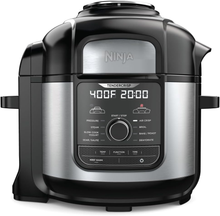 Ninja Foodi MAX 9-in-1 Multi-Cooker OP500UK | 7.5L Electric Pressure Cooker & Air Fryer | Brushed Steel & Black - 1