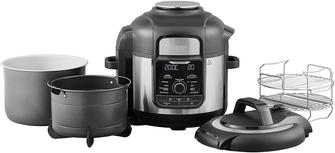 Ninja Foodi MAX 9-in-1 Multi-Cooker OP500UK | 7.5L Electric Pressure Cooker & Air Fryer | Brushed Steel & Black - 3