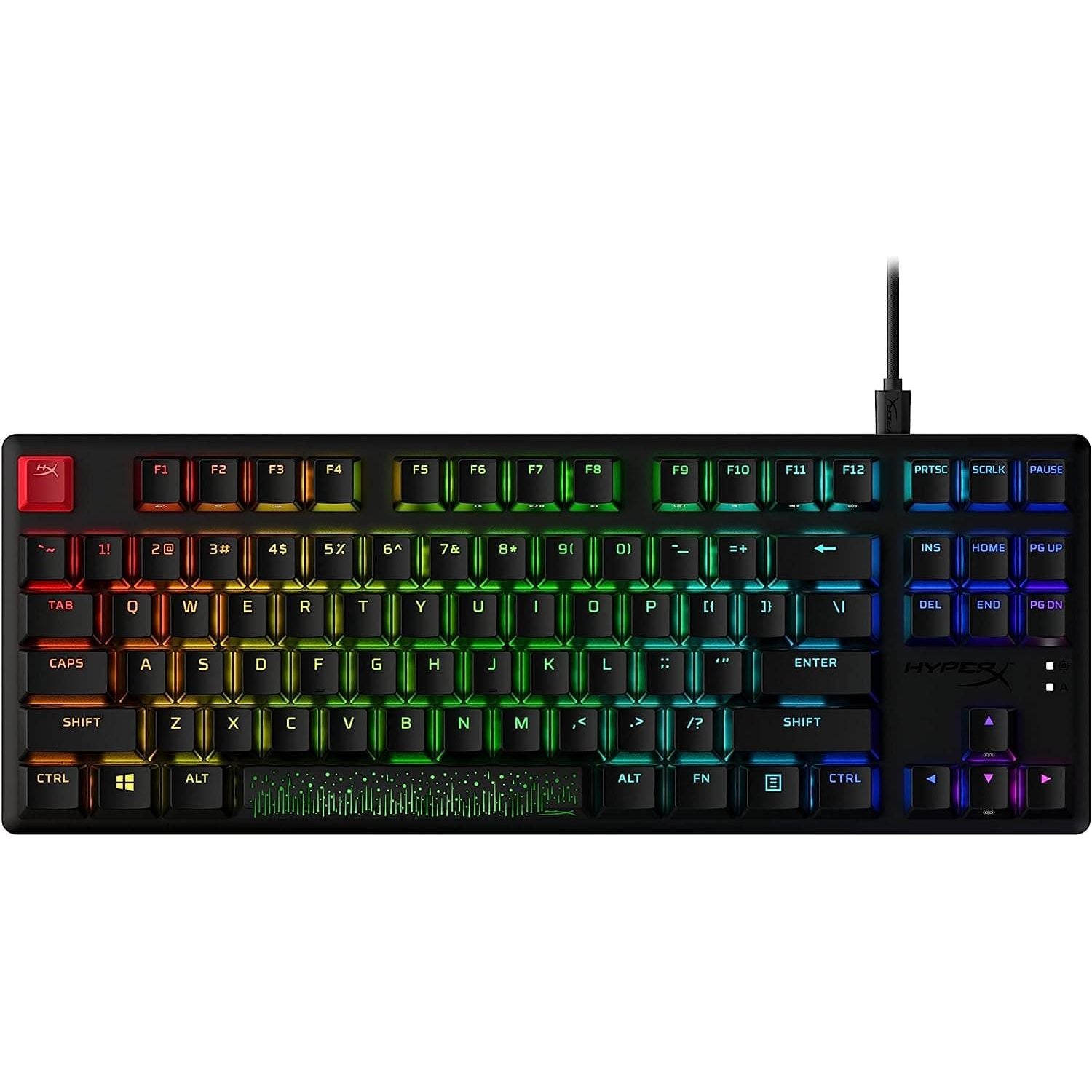 HyperX Alloy Origins 60 Petite 60% Form Factor [UK Layout] Double Shot PBT Keycaps - 6