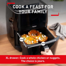 Tefal [FW201827] Easy Fry 3-in-1 XXL Digital Air Fryer, Grill and Steamer 6.2L Capacity 7 Programs inc Dehydrator [Black] 1700 W - 4
