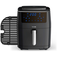 Tefal [FW201827] Easy Fry 3-in-1 XXL Digital Air Fryer, Grill and Steamer 6.2L Capacity 7 Programs inc Dehydrator [Black] 1700 W - 1