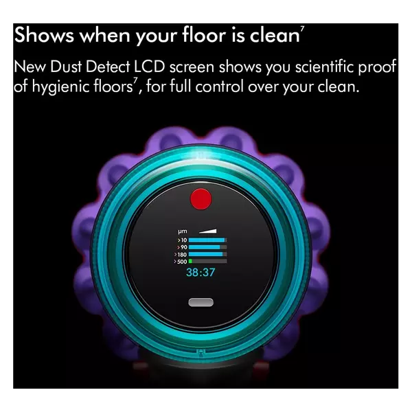 DYSON Gen5detect Absolute Cordless Vacuum Cleaner, Nickel & Purple - 8