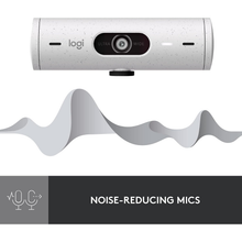 Logitech Brio 500 Full HD Webcam with Auto Light Correction, show Mode, Dual Noise Reduction Mics, Webcam Privacy Cover, Works with Microsoft Teams, Google Meet, Zoom, USB-C Cable, Streaming [White] - 4