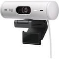 Logitech Brio 500 Full HD Webcam with Auto Light Correction, show Mode, Dual Noise Reduction Mics, Webcam Privacy Cover, Works with Microsoft Teams, Google Meet, Zoom, USB-C Cable, Streaming [White] - 1