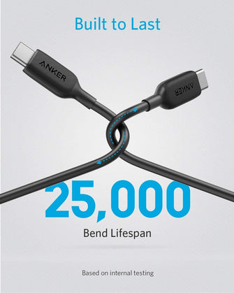 Anker USB C Cable 60W 3ft, Powerline III USB-C to USB-C Cable 2.0 - 3
