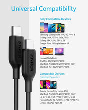 Anker USB C Cable 60W 3ft, Powerline III USB-C to USB-C Cable 2.0 - 5