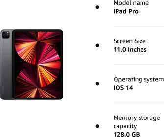 Apple iPad Pro 11" (2021, 3rd Generation) - Wi-Fi + Cellular - 128 GB, Space Grey - 7