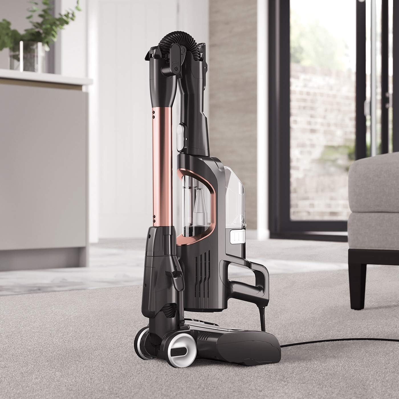 Shark [HZ500UKT] Corded Stick Vacuum Cleaner Pet Model, Anti Hair Wrap, Flexology [Rose Gold] - 7