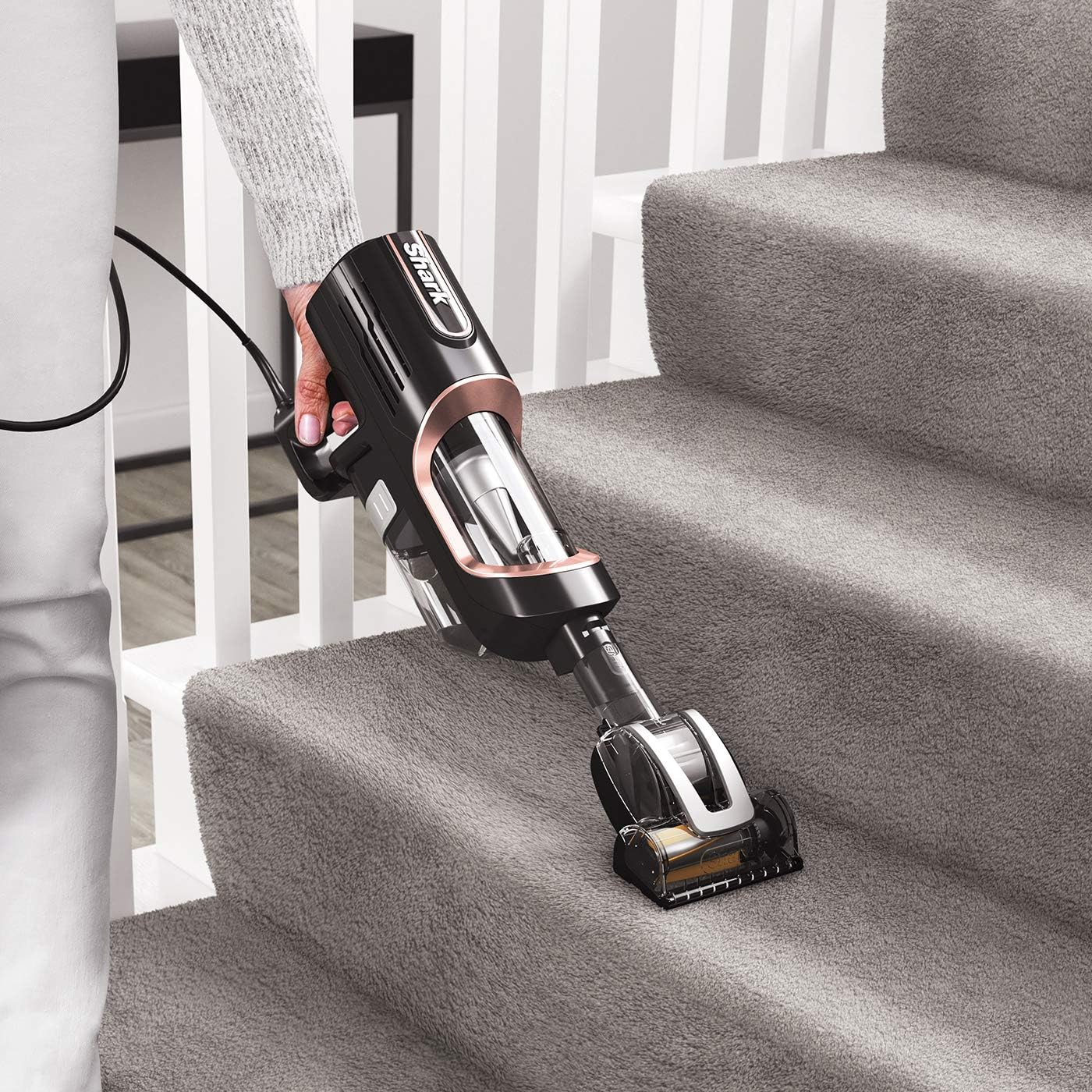 Shark [HZ500UKT] Corded Stick Vacuum Cleaner Pet Model, Anti Hair Wrap, Flexology [Rose Gold] - 8