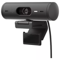 Logitech Brio 500 Full HD Webcam With Auto Light Correction, Show Mode, Dual Noise Reduction Mics, Webcam Privacy Cover, Works With Microsoft Teams, Google Meet, Zoom, USB-C Cable, Streaming [Black] - 1