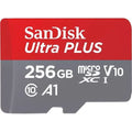 SANDISK Ultra PLUS microSDXC UHS-I Memory Card Up-To 160 MB/S - 256 GB - 1