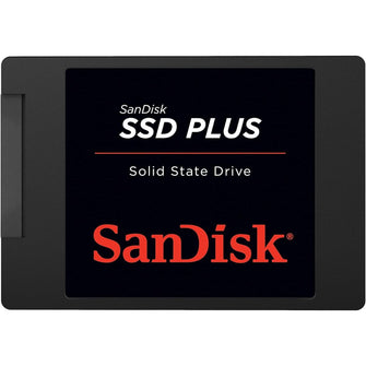 SanDisk SSD PLUS 480GB SATA III 2.5-Inch Internal SSD, SDSSDA-480G-G26, Black - 1