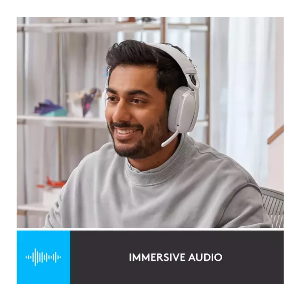 LOGITECH Zone Vibe 100 Wireless Headset [Off-White] - 4