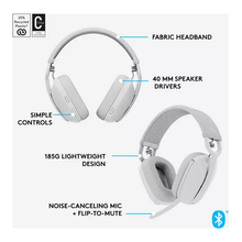 LOGITECH Zone Vibe 100 Wireless Headset [Off-White] - 7