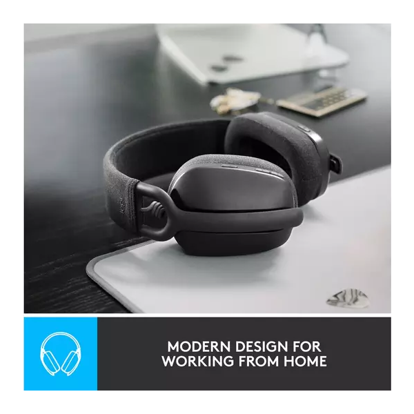 LOGITECH Zone Vibe 100 Wireless Headset [Graphite] - 2